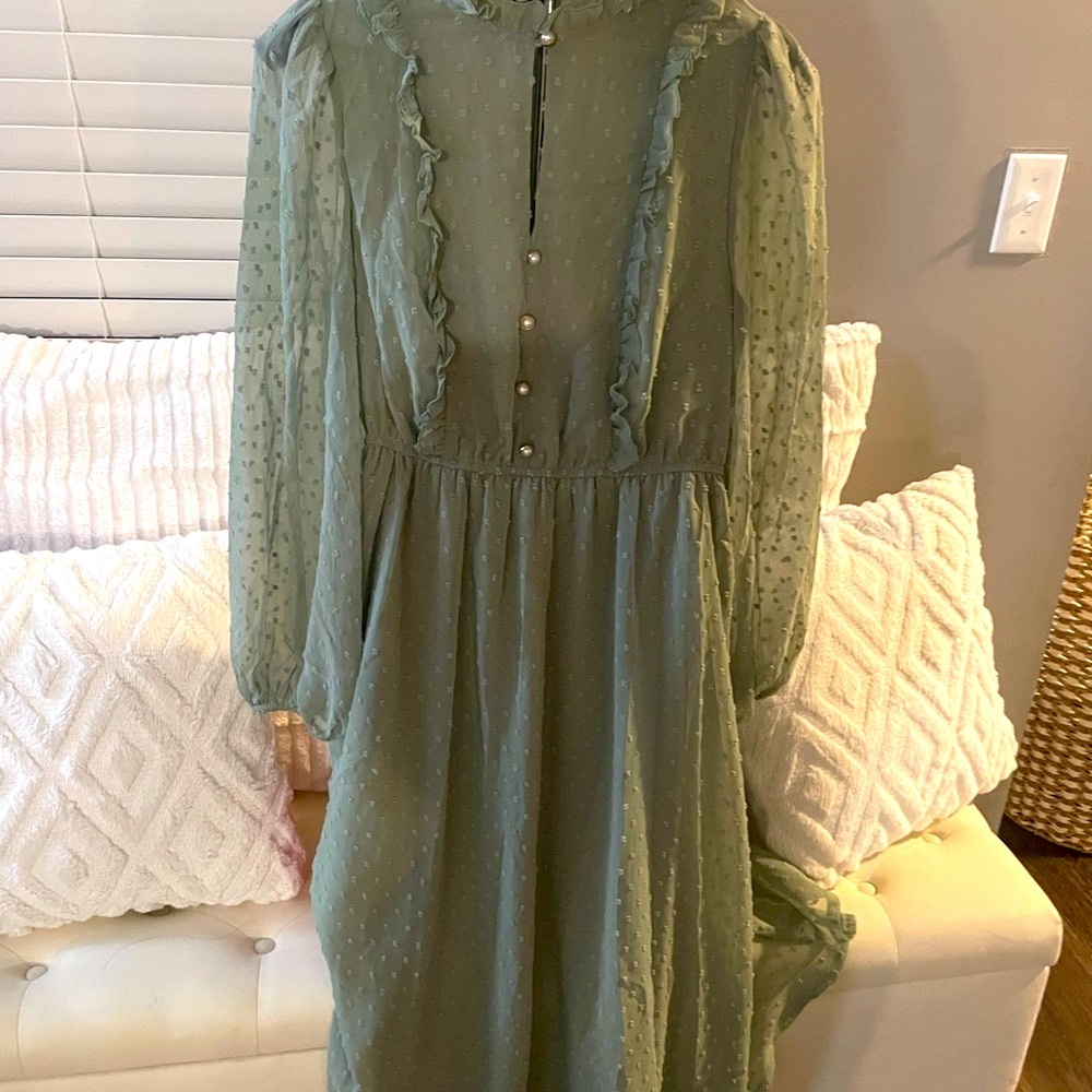 SHEIN Stylish Green Garment